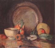 Percy Gray Still Life with Copper Plate and Vegetables (mk42) painting